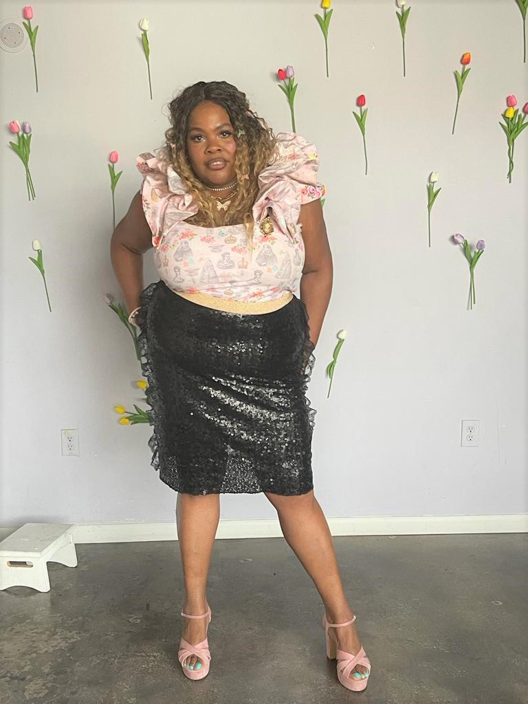 Myrtle Tuxedo Skirt